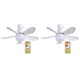 thumbnail image 1 of Lámpara LED Regulable para Ventiladores Techo 40W Con Control Remoto El Del () Blanco, 1 of 4