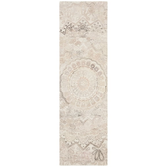 SAFAVIEH Marquee Georgiana Floral Runner Rug, Beige/Ivory, 2'3" x 12'
