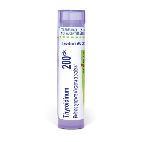 Boiron Thyroidinum 200CK, Homeopathic Medicine for Symptoms Of Eczema Or Psoriasis, 80 Pellets