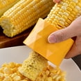 thumbnail image 5 of Cheers.US 2 Pcs Corn Stripping Tool- These Corn Cobber Tools are the Easiest Way to Remove Kernels from Fresh Corn - Just Push Corn Through the Device - The Stainless Steel Blades, 5 of 7