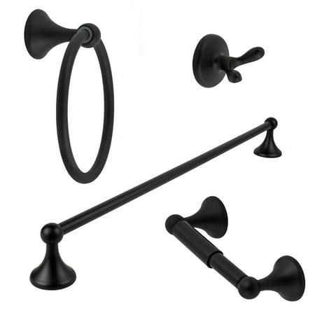Hardware 24in Towel Bar - Lakefront 4 Piece Bath Accessory 24