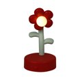 thumbnail image 2 of Small Flower Night Light, Decorative Table Lamp, Heart-Shaped Sensor Button, Portable, Soft Light, Home Office Dorm Decoration, Cute Flower Lantern, 2 of 7