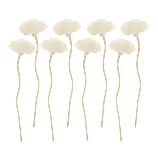 EeaseMX 8pcs Difusor Flores Aroma Difusor Palitos Rattan Sticks Aroma Rattans