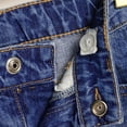 thumbnail image 5 of KIDSCOOL SPACE Baby Girl Boy Jeans,Little Kid Elastic Band Inside Ripped Denim Pants,Blue,3-4 Years, 5 of 8