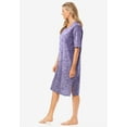 thumbnail image 3 of Dreams & Co. Plus Size Short-Sleeve Sleepshirt, 3 of 5