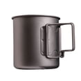 thumbnail image 1 of Soidarity Taza de agua para acampar, taza de bebida turística con mango portátil, cocina hirviendo al aire libre, café, té de la leche, bebida Kits de desorden para acampar 350ML Soidarity OD029767-01, 1 of 6