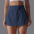 thumbnail image 7 of biudgviw Tennis Skirts for Women Elastic High Waisted Athletic Golf Skorts Stretch Workout Baseball Comfy Skirt with Shorts with Pockets, 7 of 7