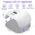 thumbnail image 2 of Led Uv Lamp Nails, 150w Nail Lamp Lcd Display Nail Polish Dryer Device, 2 of 5