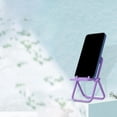 thumbnail image 4 of TISHITA 2 x Mini Chair Phone Holder Portable Ornament Adjustable for Desktop Purple, 4 of 8
