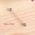 thumbnail image 6 of Gymnture Stainless Steel Industrial Barbell Earrings Men Helix Cartilage Tragus Earring, 6 of 10