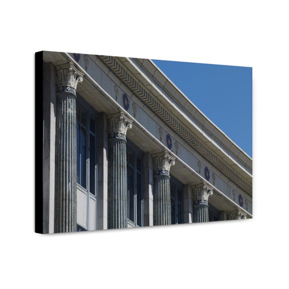 Canvas Print: Exterior Columns, William J. Nealon Federal Building And U.S