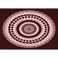 thumbnail image 1 of Ahgly Company Indoor Rectangle Patterned Chocolate Brown Area Rugs, 4' x 6', 1 of 6