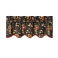 thumbnail image 3 of Waverly Felicite Noir Window Curtain Collection – Valance - 100% Cotton Sateen - 50" X 15", 3 of 5