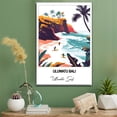 thumbnail image 2 of Uluwatu Bali Travel Canvas Wall Art – Nature-Inspired Travel Decor with Scenic Views Uluwatu Surf Canvas Wall Print – A Captivating Gift for Adventure Seekers, 2 of 5