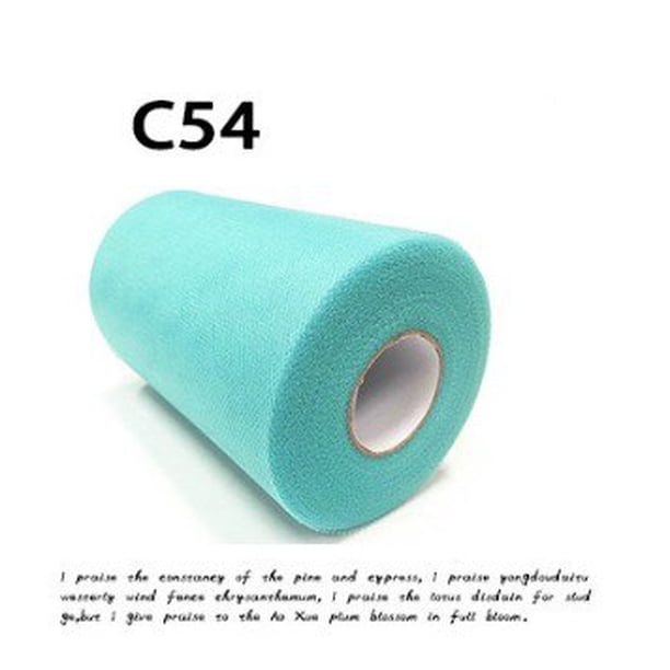 Tela de organza para eventos, rollo de tul, ideal para decoración de bodas, tutu, baby shower, fiestas de compromiso y boda, color blanco, 100 yardas, 15cm