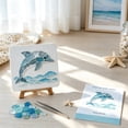 thumbnail image 4 of Voglyf DIY Sea Glass Mosaic Art Kit, Sea Glass Art Kit, Create Beautiful Ocean-Inspired Artwork with Colorful Glass Pieces, Coastal Home Decor & Creative Handmade Gift,Dolphin, 4 of 8