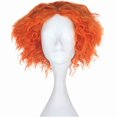 thumbnail image 1 of wonima44 Short Curly Orange Wig | Short Fluffy and Layered Orange Curly Wig, 1 of 1