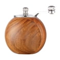 thumbnail image 2 of Usmixi Wooden Salt and Pepper Grinder, Wood Mill, Salt and Pepper Grinders, Manual Salt or Pepper Grinder, Crafted of Solid Acacia Wood with Stainless Steel Core, Refillable Salt & Pepper Mills, 2 of 5