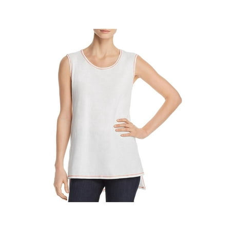 Eileen Fisher Silk Tunic - Eileen Fisher Womens Organic Cotton Sleeveless Tunic Top White S