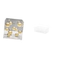 thumbnail image 1 of Caja cuadrada de acrílico, vitrina, cesta organizadora de almacenamiento, adorno de bola de acero inoxidable, estructura de hierro, adecuada para sala, 1 of 8