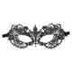 thumbnail image 4 of Máscara de encaje Máscara de encaje para ojos Máscara elegante de media cara, Máscara de mascarada para mujeres Correa de cinta negra., 4 of 9