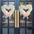 thumbnail image 4 of Inteprter San Valentín Romántico Lleno De San Valentín Para La Pared De La Puerta Para La De San Valentín Día De San Valentín Dulzura Para Flores artificiales Rosa 35*32*4CM, 4 of 6