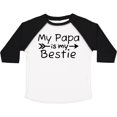 thumbnail image 3 of Inktastic My Papa is My Bestie Boys or Girls Toddler T-Shirt, 3 of 5