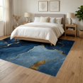 thumbnail image 3 of ODIKA 6'x9' Stylish Bold Color Arrangement Washable Area Rug Easy Care, Non-Shedding, for Queen Size Bedroom Under Bed Master Suite, 3 of 7