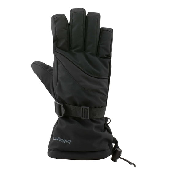 HOTFINGERS Adult Female Snow-Line Winter Gloves, Color: Black, Size: M