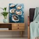thumbnail image 5 of Qisvanset Framed Canvas Wall Art 12x16 Inch Oyster Blue Coastal Kitchen Square Wall Art, 5 of 5