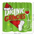 thumbnail image 3 of Grinch Decor Grinch Christmas Decorations Bathroom Grinch Christmas Decorations Christmas Printed Waterproof And Proof Partition Shower Curtain, 3 of 3