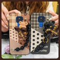 thumbnail image 5 of LYM-Phone Case For MOTO G Play 2021, Skin-friendly feel silicone Dirt-resistant soft case Back Cover Cartoon Waterproof protective case Simplicity cute Black pearl pendant Bear bracelet, 5 of 9