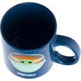 thumbnail image 7 of Silver Buffalo Star Wars The Mandalorian The Child Baby Yoda Grogu Protect Attack Snack Ceramic Coffee Mug, 20-Ounces, 7 of 7