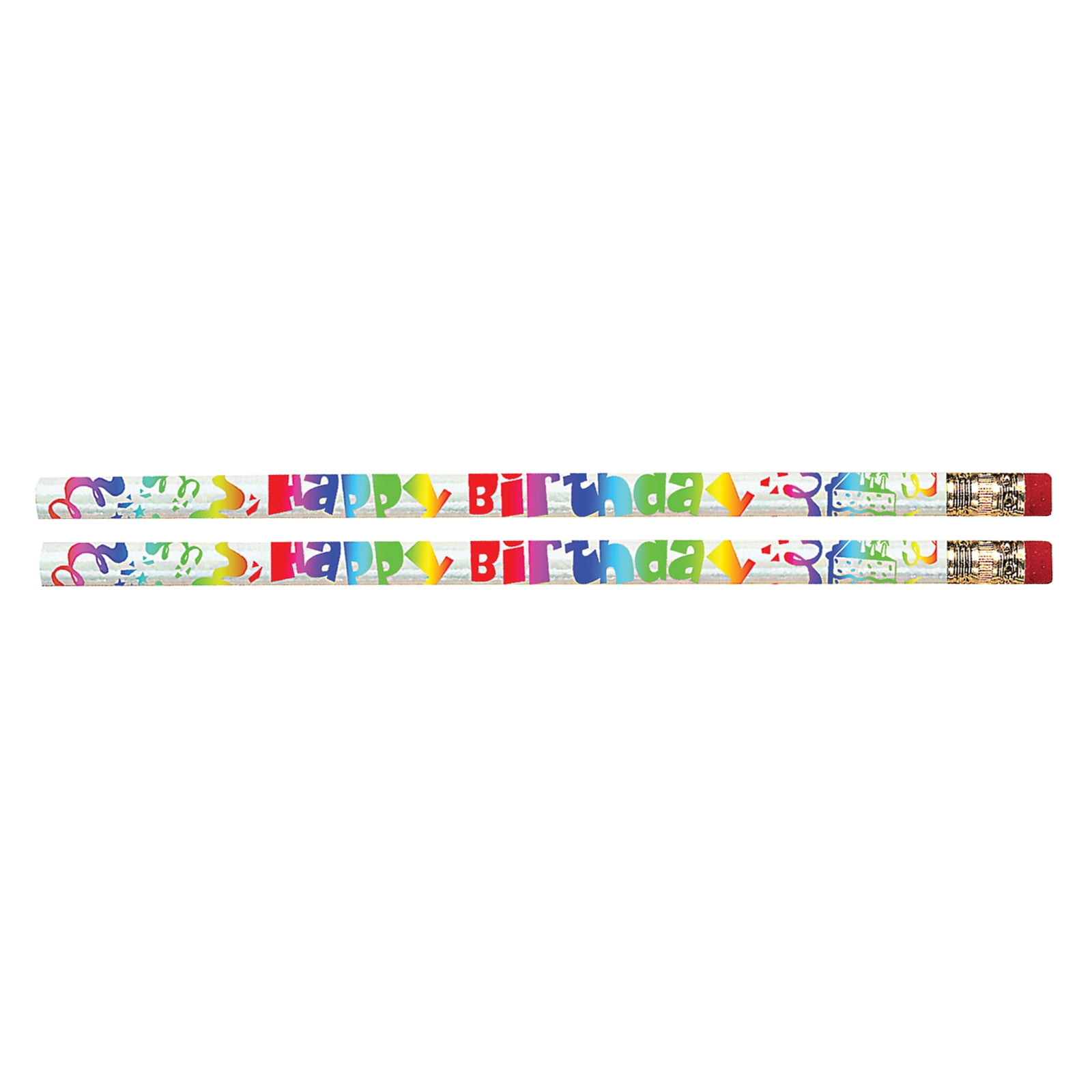Musgrave Pencil Company Happy Birthday Fiesta Pencils, 12 Per Pack, 12 Packs