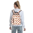 thumbnail image 7 of Honeii Popcorn Print Lightweight Backpacks,Carry on Backpack,Durable Backpack for School, Work & Travel, 7 of 7