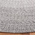 thumbnail image 3 of SAFAVIEH Braided Evangeline Bordered Machine Washable Reversible Area Rug, Grey, 5' x 8' Oval, 3 of 3
