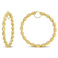 thumbnail image 1 of 14K Yellow Gold Twisted Hoop Earrings (74mm), 1 of 3