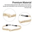 thumbnail image 4 of Hollow Woven Headband Stretch Knitted Non Slip Hoop Bohemian Style Crocheted Hair Styling Hairband, 4 of 8
