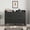 Black, variant on 6-Drawer Dresser with Built-In Power Outlets & USB Charging Station, Anti-Tip Safety Deep Storage Cabinet for Bedroom Living Room Entryway - Natural