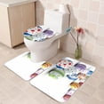 thumbnail image 1 of Xihbxyly Juego de Alfombrillas de Baño, Ultraabsorbentes y Antideslizantes, Cómodas Alfombras En Forma de U, Funda de Inodoro de Secado Rápido, Versátiles para La Entrada Del Baño, Que Realzan La Dec, 1 of 7