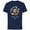 Navy, variant on Marvel Avengers A-logo Circle Super Hero Family Trip 2024 - Short Sleeve Cotton T-Shirt for Adults - Customized-Black