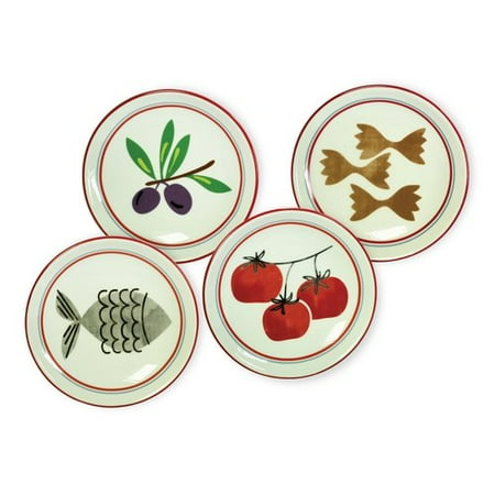 - Boston International Antipasto 4 Piece Dipping Dishes Set