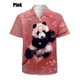 thumbnail image 3 of Camisa hawaiana informal de verano para hombre, camisas con estampado 3D completo de panda lindo, camisa informal unisex de estilo grande con botones para hombre, 3 of 5