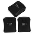 thumbnail image 5 of FELTECHELECTR 3- Key Lock Boxes with Resettable Combination Code, Secure Key Storage Lock Box for Home, 5 of 8