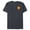 Navy Heather, variant on Studios Loki Season 2 TVA Miss Minutes Scheming - Short Sleeve Blended T-Shirt for Adults - Customized-Black