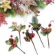 thumbnail image 1 of Arreglo floral navideño Rawiri, 10 piñas artificiales, tallos de bayas, ramos decorativos, 1 of 5