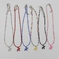 thumbnail image 4 of Collar con colgante de perro y globo de dibujos animados para mujer, gargantilla de cadena corta con cuentas de perro, Collar de moda, regalo de joyería bonito para cachorro, nuevo Color caramelo, 4 of 4