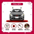 thumbnail image 5 of Car Reindeer Antlers & Nose Full Set - Christmas Decorations for Car - Window Roof-Top & Grille Rudolph Reindeer Kit - Auto Holiday Accessories Decoration Kit Best for Car SUV Van Truck, 5 of 8