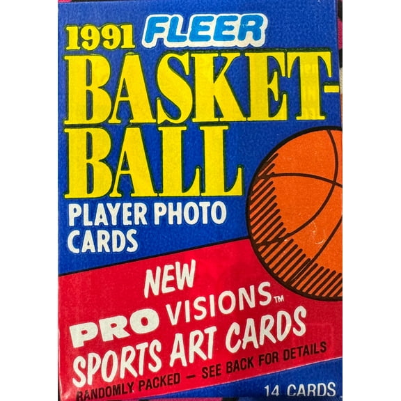 1991 92 Fleer Series 1 Basketball Unopened Wax Pack