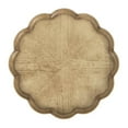 thumbnail image 5 of Beaumont Lane Wood Traditional Antique Beige Pedestal Side Table, 5 of 5